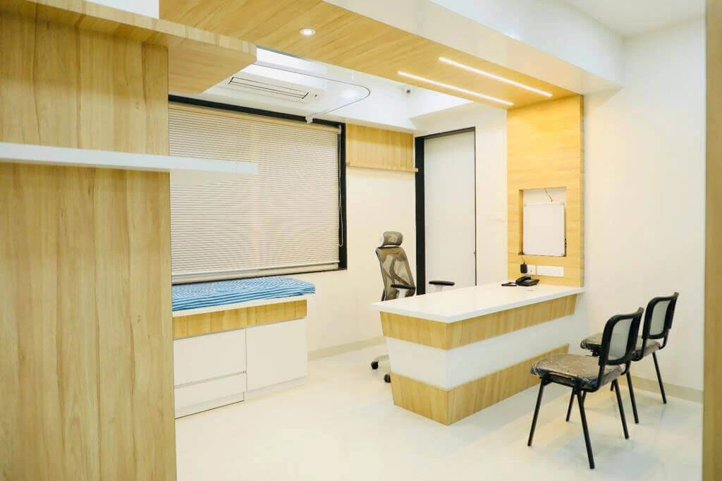 Doctor consultation cabin in multispeciality hospital Nashik