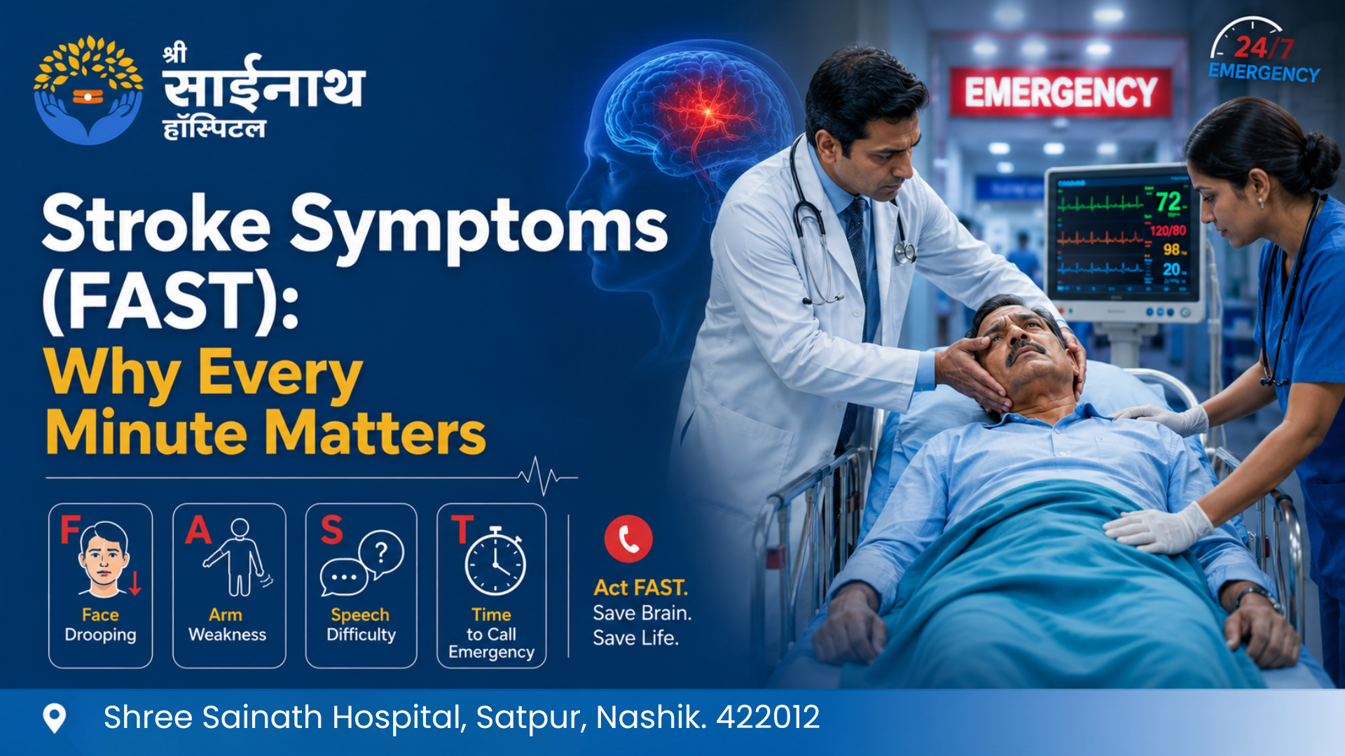 Stroke Symptoms (FAST): Why Every Minute Matters