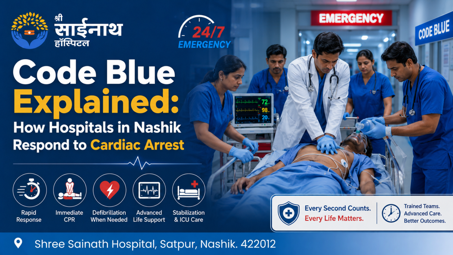 Code Blue Explained: How Hospitals in Nashik Respond to Cardiac Arrest