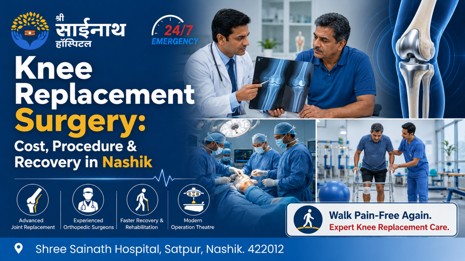 Knee Replacement Surgery: Cost, Procedure & Recovery in Nashik